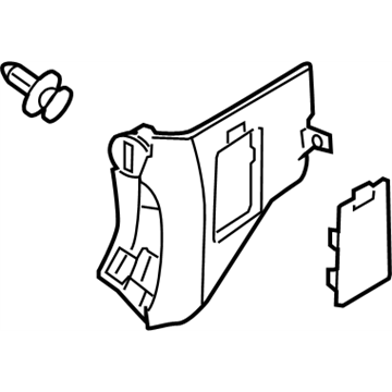 Infiniti 66901-1BA0C Finisher-Dash Side,LH