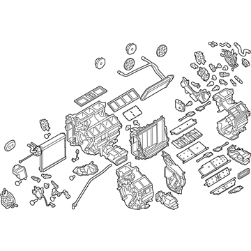 Infiniti 27110-1MA2E Heating Unit-Front