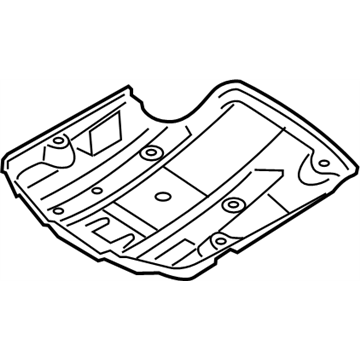 Infiniti 748A2-1MA0A DIFFUSER Assembly - Rear