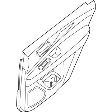 Infiniti 829A1-9NF4A Trim Module-Rear Door,LH