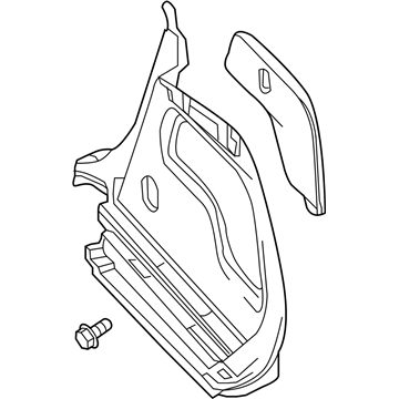 Infiniti 84950-5DA0A Finisher-Luggage Side,Lower RH