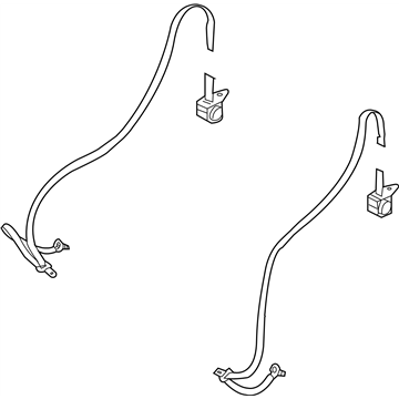 Infiniti 88844-AR203 Belt Assembly-Rear Seat Tongue