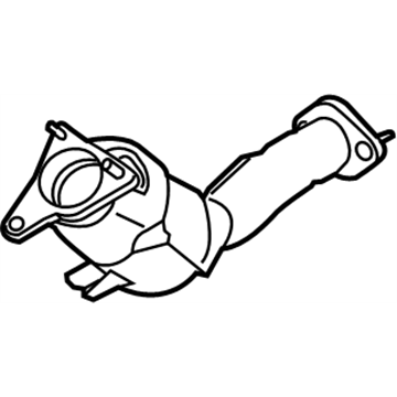 2018 Infiniti Q60 Catalytic Converter - B0802-5CB0B