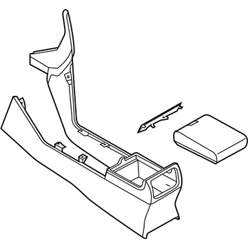 Infiniti M45 Center Console Base - 96910-CR900