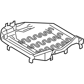 Infiniti 87351-AM300 Frame Assembly-Front Seat Cushion