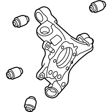 Infiniti 43019-5CA0A Housing Assy-Rear Axle,LH