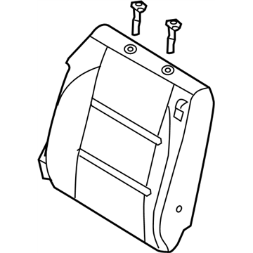 Infiniti 87650-7S603 Back Assembly-Front Seat With Side Air Bag