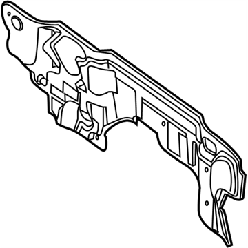 Infiniti 67810-1LA0B INSULATOR-Dash,Lower Front