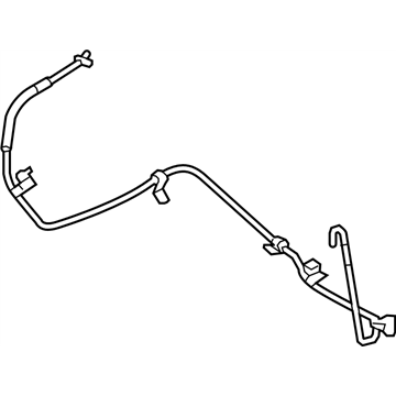 Infiniti 52502-1LA0B Tube Assembly Rear ACTUATOR