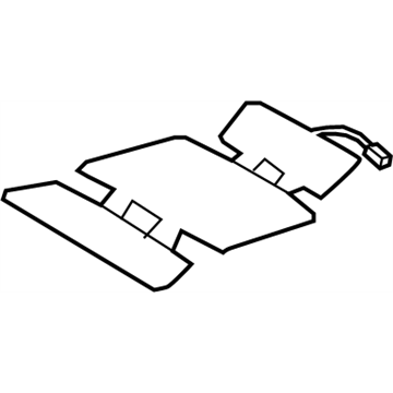 88335-1LA0A Infiniti Heater Unit Assembly-Rear Seat Cushion Illustration 1 of 1