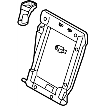 Infiniti 88601-5DA0A Frame Assy-Back,Rear Seat