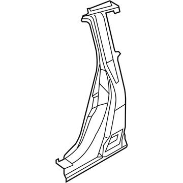 Infiniti 76514-AM800 Reinforce-Lock Pillar,Outer RH