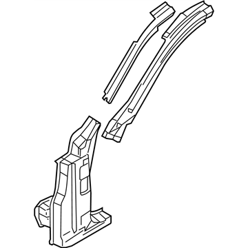 Infiniti 76214-AM900 Reinforce-Front Pillar,Upper RH