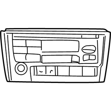 Infiniti 28115-6Y660 Radio Unit,W/CASSETTE