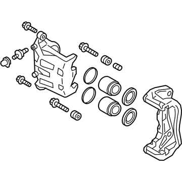 Infiniti Brake Caliper - 41011-EG000