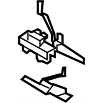 Infiniti 88641-AC81C Lock Assembly Rear Seat