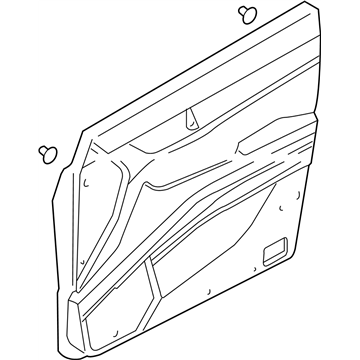 Infiniti 80901-CR900 Finisher Assy-Front Door,LH