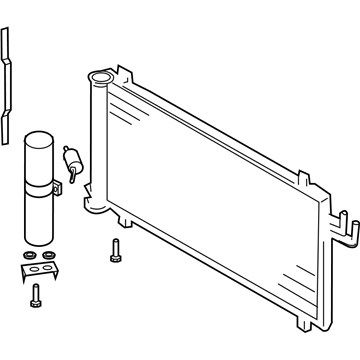 Infiniti 92100-AL570 Condenser & Liquid Tank Assy