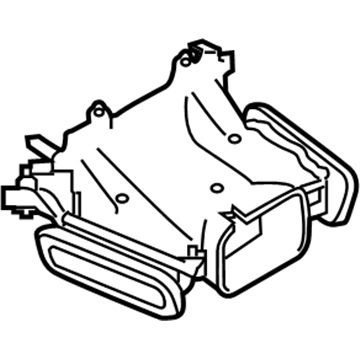 Infiniti 27930-4GA0A Duct-Heater Floor