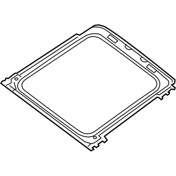 Infiniti G3140-3JAAA Reinforce Assy-Roof,Rear