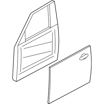 Infiniti H010M-5ZAMA Door Assy-Front,RH