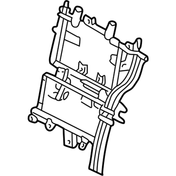 Infiniti 88651-AG520 Frame Assembly-Rear Seat Back LH