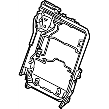 Infiniti 88666-7S010 Frame Assembly-Back,2ND Seat Center