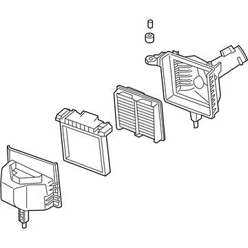 2015 Infiniti Q70 Air Filter Box - 16500-1MG0C
