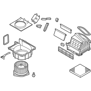 Infiniti 27200-AM600 Blower Assy-Front