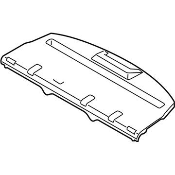 Infiniti 79910-1MG0A Finisher-Rear Parcel Shelf