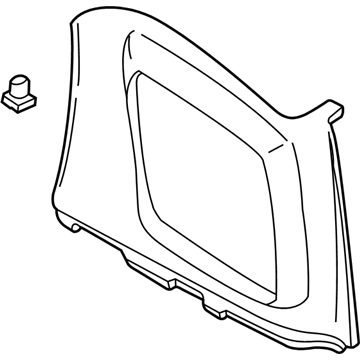 Infiniti 76934-0W011 Finisher-Luggage Side,Upper RH