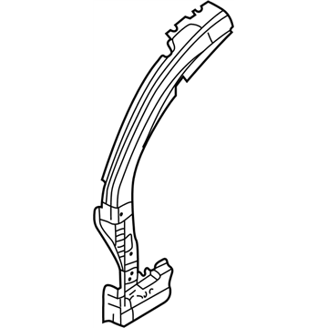 Infiniti 76260-AR000 Brace Assembly Pillar Upper Hinge