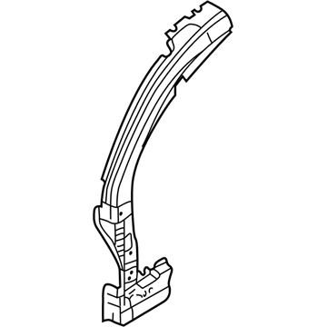 Infiniti 76261-AS500 Brace Assy-Pillar,Upper Hinge