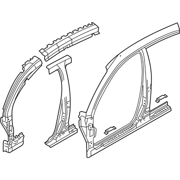 Infiniti 76010-AS530 Body Assembly-Side RH