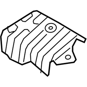 Infiniti 74754-3JA0A INSULATOR Heat FFLR