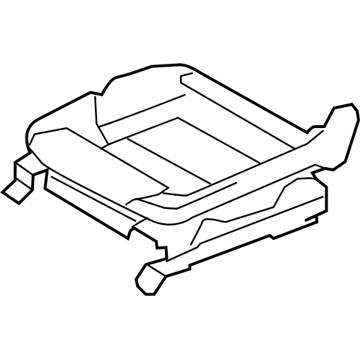 Infiniti 87351-JU69A Frame Assembly-Front Seat Cushion