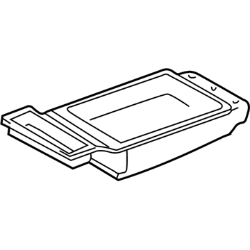 Infiniti 88703-AR015 Tray Box Assembly-Rear ARMREST