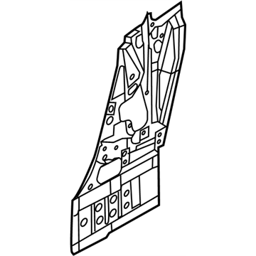 Infiniti 76531-JJ50A Pillar-Lock,Inner LH