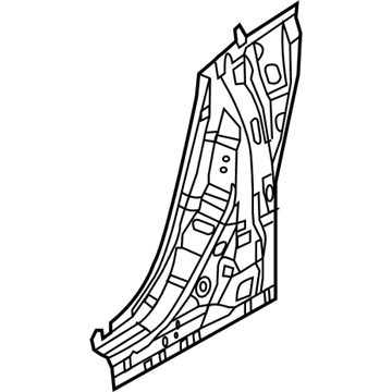 Infiniti 76515-JJ50A Reinforce-Lock Pillar,Outer LH