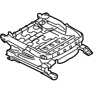 Infiniti 87301-1CD2B Frame Assy-Cushion,Front Seat