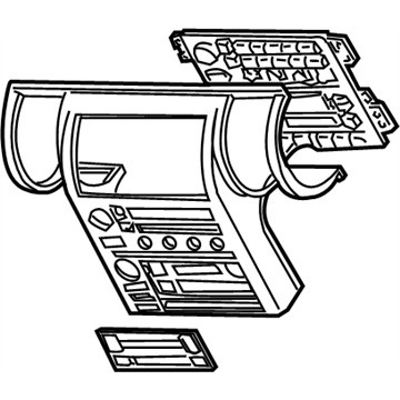 Infiniti 28074-AM663 FINISHER-Radio