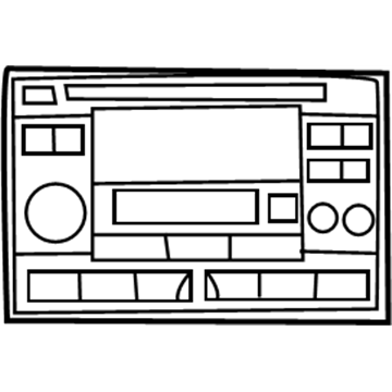 Infiniti 28188-3W700 Radio Unit,W/CD And Cassette