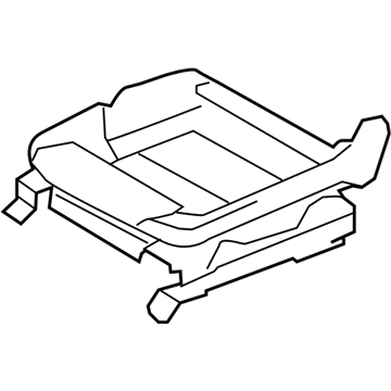 Infiniti 87351-JU11A Frame Assembly-Front Seat Cushion