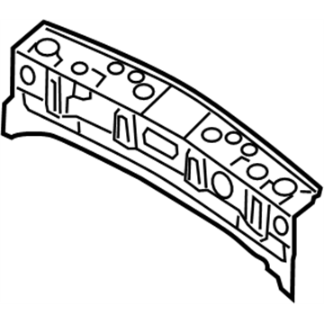 Infiniti 75610-1CA1B Member Assembly - Rear Cross, End