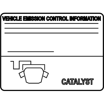 Infiniti 14805-3EV0A Label-Emission Control