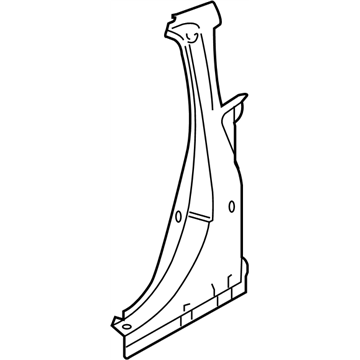 Infiniti 76515-JL00A Reinforce-Lock Pillar, Outer LH