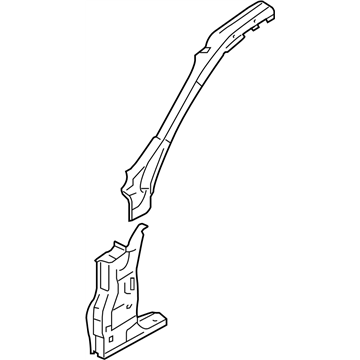 Infiniti 76214-JL01C Reinforce-Front Pillar, Upper RH