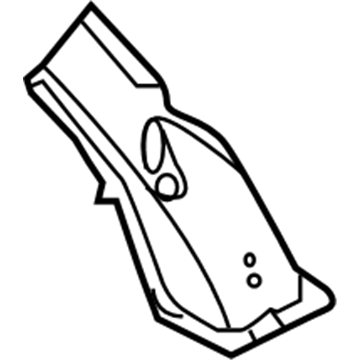 Infiniti 76661-1BA0A Reinforce-Rear PILR,INR LH