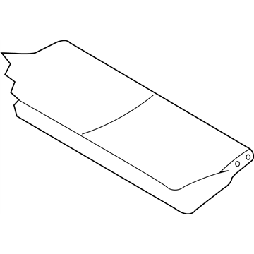 89320-5Z101 Infiniti Trim Assembly-3RD Seat Cushion Illustration 1 of 1