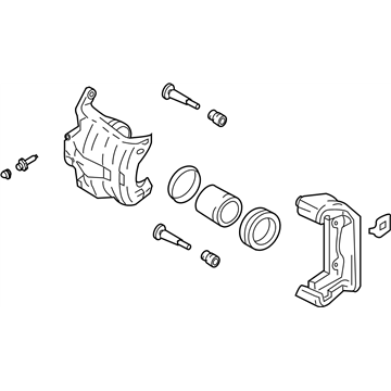 Infiniti 41001-AM000 CALIPER Assembly-Front RH, W/O Pads Or SHIMS